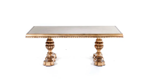 Mesa de Centro Luis XV Dourada