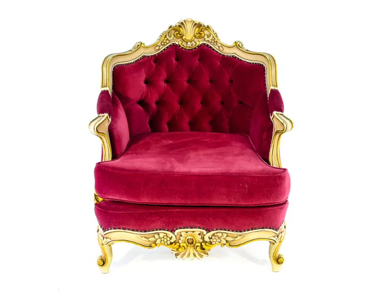 Poltrona Vitoriana Marsala