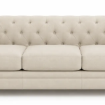 Sofá Chesterfield off-white