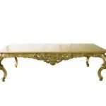 Mesa de Jantar Barroca Dourada Buffet