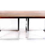 Mesa 2x1m Base cromada Buffet