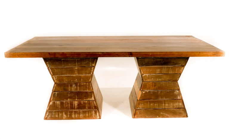 Mesa Madeira (2x1m – Base ampulheta)