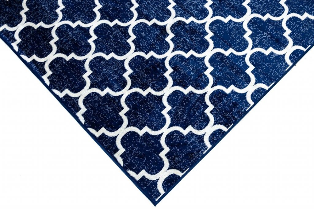 Tapete Geométrico Azul