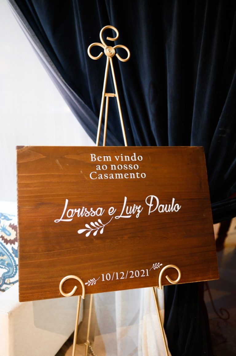 Cavalete com Placa Personalizada