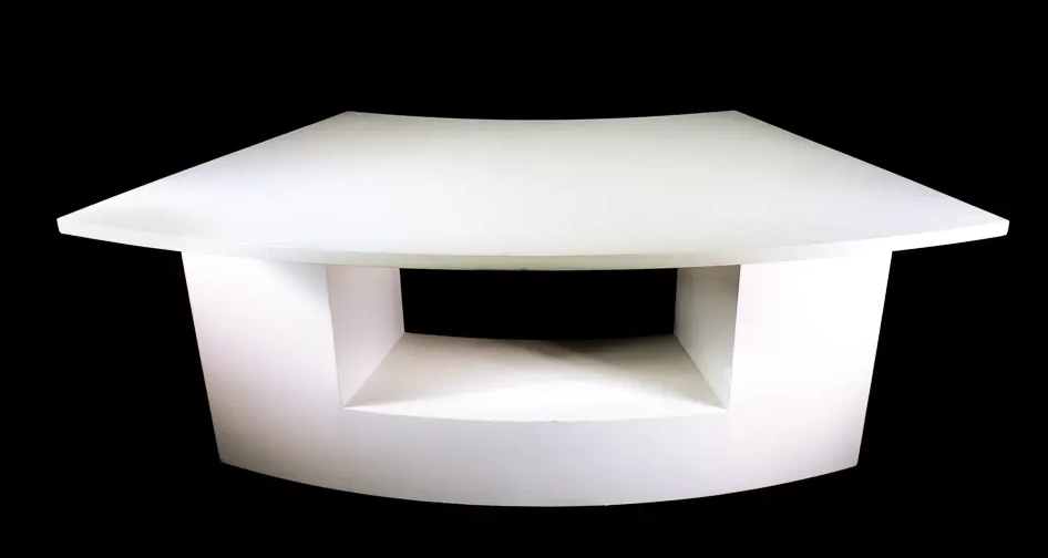 Mesa de Jantar Curva Branca Buffet