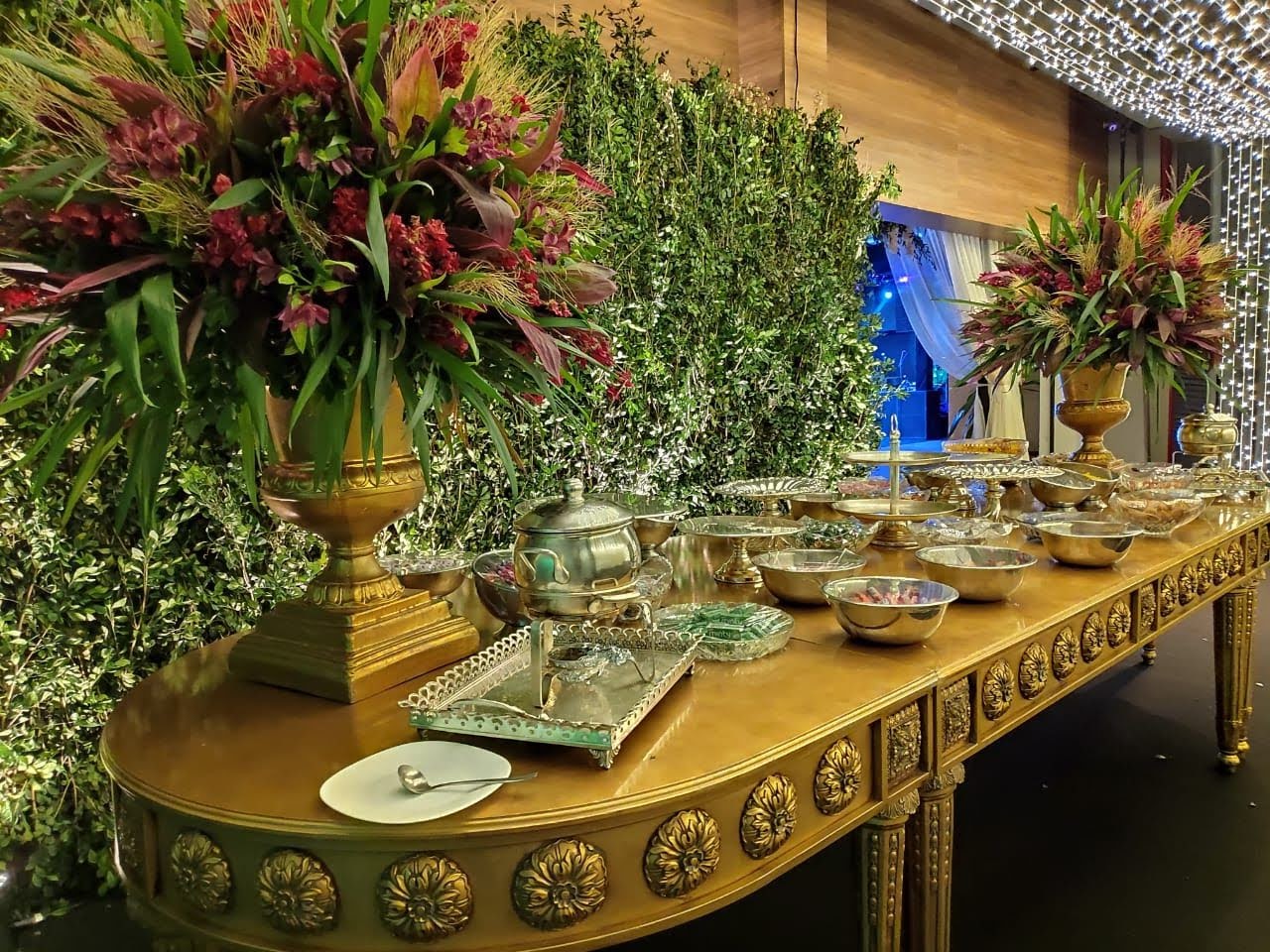 Mesa Arabesco Retangular Buffet