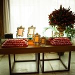 Mesa Box Bronze Borda Alta Buffet