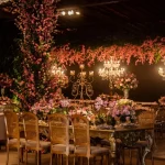 Mesa de Jantar Barroca Dourada Família
